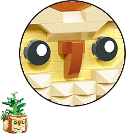 Hamster Building Blocks, 664 Pcs Animal Micro Mini Building Block Kit for Adults & Kids