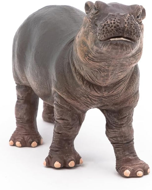 Papo Hand-Painted Wild Animal Kingdom Hippopotamus Calf Figurine 50052, Collectible for Children 3+