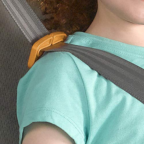 Chicco GoFit Backless Booster Car Seat, Portable Travel Booster Seat for Children 40-110 lbs, Shark/Black/Grey