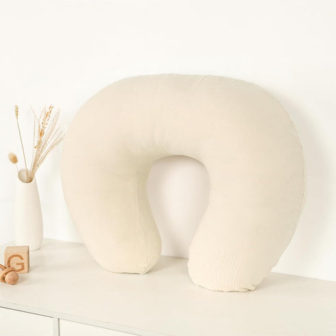 Hooyax Muslin Nursing Pillow Covers Only, Soft and Breathable Nursing Covers for Breastfeeding Pillows, Adorable Infant