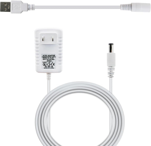 Baby Swing Power Cord USB Charger Cable Replacement for Ingeuity InLighten, Anyway Sway,ConvertMe, Swing n Go Deluxe, SimpleComfort, Cozy Spot Every Season Swing 5V 6V