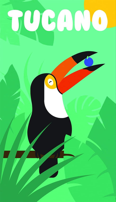 Tucano Card Game - Tropical Strategy Adventure of Juicy Fruits, Fun Family Game for Kids & Adults, Ages 6+