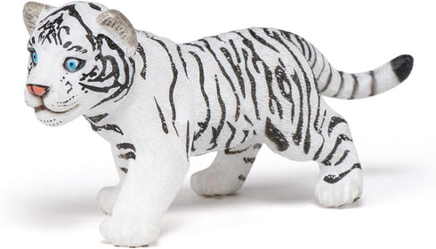 Papo Hand-Painted Wild Animal Kingdom White Tiger Cub - 50048 Collectible for Children