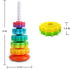 1-3 LUCKFUTURE Spinning Stacking Toys, Educational Toddler Toy Stacking Rings Baby Toys, Montessori Toy for Girls