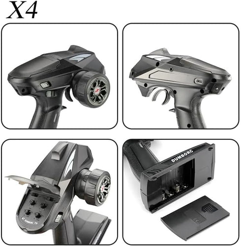 X4 RC Transmitter and Receiver X6F, 4 Channel Radio Remote Controller for RC Cars, Boats, Tanks