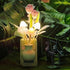 cdar Night Light,Tulip Flower Night Light,LED Nightlight Colorful Plug-in Wall Lamp with Light Sensor for Baby Kids