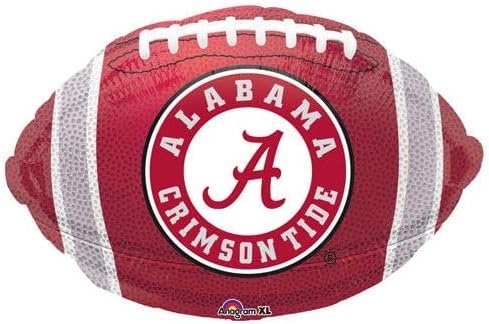 Anagram 32196 University Of Alabama Junior Shape Foil Balloon, 17", Multicolored