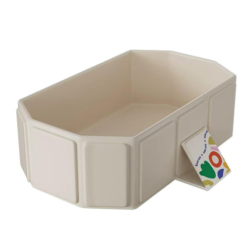 PandaEar Foldable Baby Bathtub, Large Collapsible Kids Bath Tub for Toddlers &
