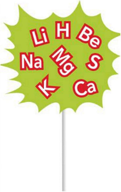 24pcs Science Theme Paper Cupcake Toppers, Mad Science Cake Decorations for Kids Astronomy Biology Chemistry Birthday