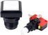 EG Starts 10x Arcade Square Shape LED Illuminated Push Button, Compatible for Arcade Machine Gaming Consoles