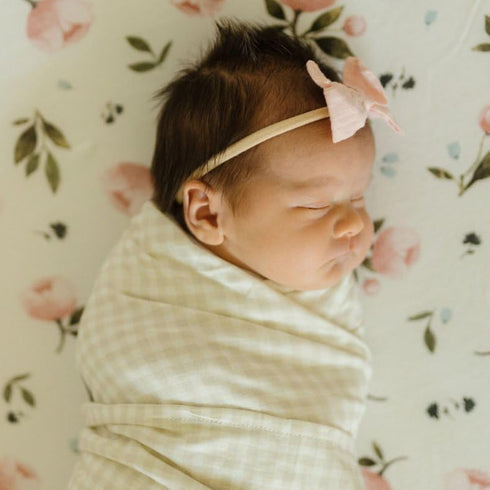 2 Pack| Set Little Unicorn Large Stretch Knit Swaddle Blanket Super Soft with Optimal Stretch for swaddling | Giftable