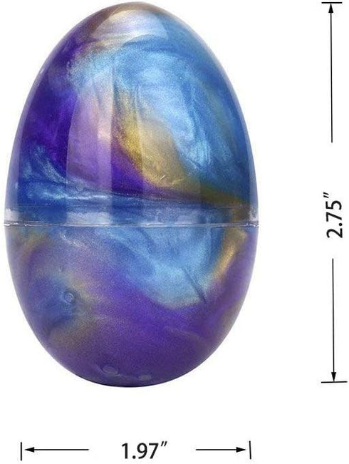 Anditoy 5 Pack Slime Eggs - Stress Relief Toys for Kids - Easter Basket Stuffers (Blue, Purple, Gold)