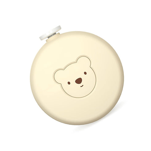 SHINLHUA Set: 6 Trimmer Newborn Electric Care Gentle Grinding Heads, & Compact Storage Quiet Nails Polisher Round Tool