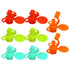 Morlike 8 Pack Baby Water Bottle Cap Silicone Spout Adapter, No Spill & BPA Free for Kids and Adults