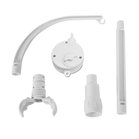 LIUDHPSP 23 inch Baby Crib Mobile Bed Bell Holder Arm Bracket, with Music Box, The Claw Part can be Adjusted Width-DIY