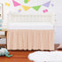 Crib Ruffle Bed Skirt Microfiber Nursery Bedding Skirt for Baby Girls (28