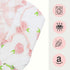 Set 0-3 3 Pack Ziggy Baby Baby Girl Swaddle Blanket Adjustable Wrap Size Small/Medium, Months - - Pink Peony, Pink