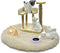 josaner-zz Dollhouse Cats w/ 1/12 Scale Accessories Mini Furniture Model Wooden Miniature