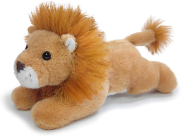 Hideekoog Lion Stuffed Animal for Kids,12 inch Realistic Animal Plush Toy Lying Down