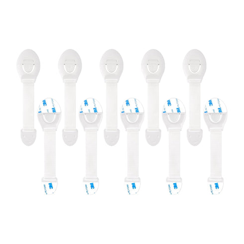 Generic 10 Pack Child Safety Ribbon Locks.