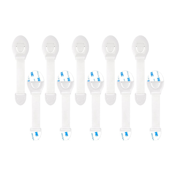 Generic 10 Pack Child Safety Ribbon Locks.