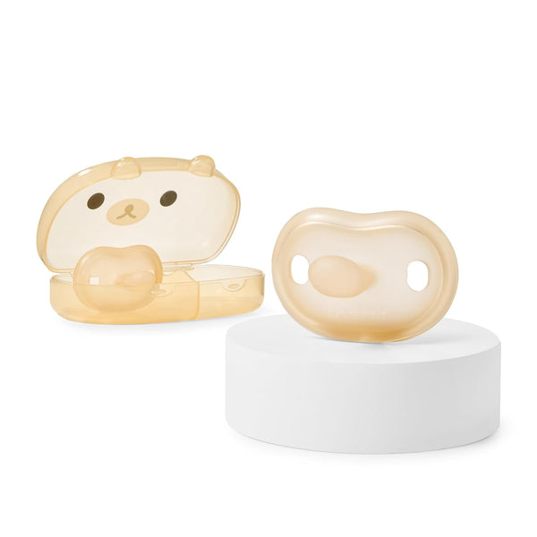 Thyseed Newborn Silicone Pacifier, Ultra-Light One-Piece, Sensitive-Skin Shield, for Breastfed Babies, 0-6