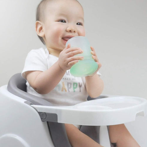 Olababy Silicone Training Cup for Babies, 6+ Mo to 12-18 Months, Transition to Sippy Cup & Smoothie Cup