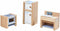 HABA Little Friends Kitchen Room Set - Wooden Dollhouse Furniture for 4"