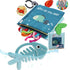 Fish Baby Crinkle Books, Fish Teething Toy for Newborn Babies Infants, Baby