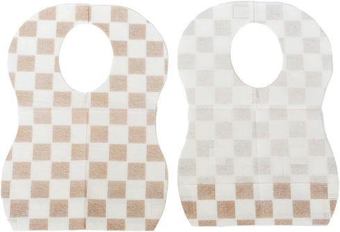 Disposable Baby Bibs for Toddlers, 25 Pack, Restaurant Bibs for Dining & Travel