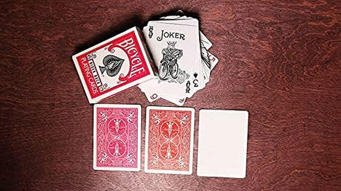 Bicycle Rider Back Fuchsia Deck