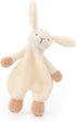 Apricot Lamb Stuffed Animals Security Blanket, White Bunny Rabbit Character, Luxury Snuggler Plush, 10 Inches