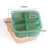4m+ haakaa Silicone Baby Food Tray - Breastmilk Homemade Baby Food Mold - Baby Fresh Food Freezer Tray - Ice Cube Tray