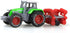 HOMSEEK Set Toy,(Set 4) Kid's Farm Tractor Toys with Trailers,Alloy and ABS Cake Decorating Car Truck Funny Tractor