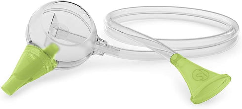 Nosiboo Eco Baby Nasal Aspirator, Silent Portable Nose Cleaner, Mouth-Operated Nose Suction Power