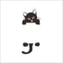 Decaltor Cat Wall Stickers - Light Switch Decor Decals for Baby Nursery Room Art Mural