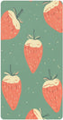 Bseiialft Strawberries Green Crib Sheets for Boys Girls Soft and Breathable Cotton Baby