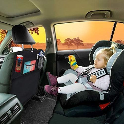 '-1pc) Meolsaek Kick Mats Back Seat Protector, Waterproof Oxford Seat Back Protector, Car Seat Back Protector for Kids