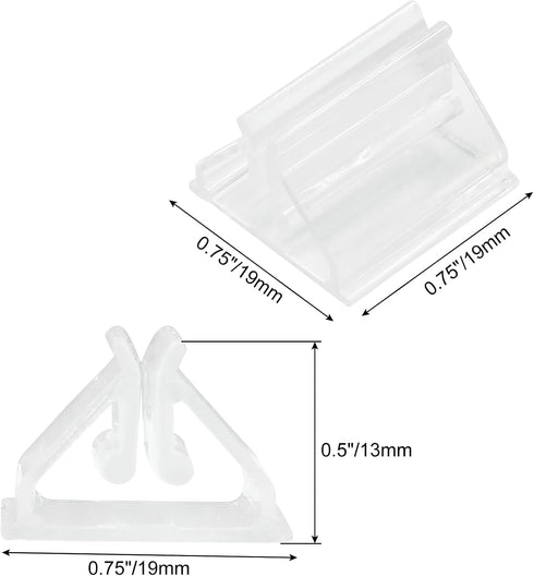 Clear Game Card Holder Stand, 25pcs Acrylic Card Stand, Plastic Game Piece Holders for Cards, Party, Game, Photos, Memos, Pictures Display