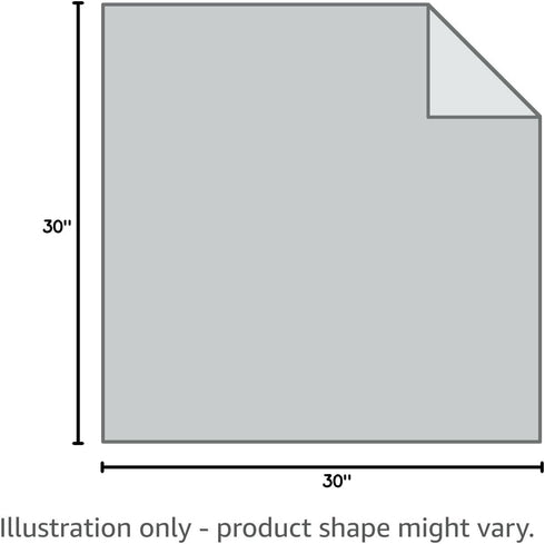 (30" 30") Cozy, American Baby Company Fleece Blanket x with Silk-Like Satin Trim, Soft, Warm & Gray, for Boys