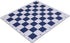Standard Vinyl Roll Up Chess Boards - Professional Club & Tournament Chess Boards (2.25" Square, Blue Rubber)