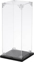 MECCANIXITY Acrylic Display Case, 4''x4''x10'' Clear Dustproof Box, Storage Organizer for Collectibles and Figures