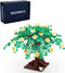 Tree Building Blocks Plant Accessories Set, DIY Building Bricks Kit Compatible with All Major Brands (with Bird)