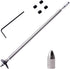 Fielect Drive Shaft with Propeller & Universal Joint for RC Boat - L200mm Shaft, L150mm Sleeve, D36mm Propeller
