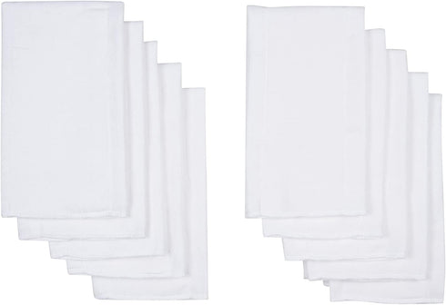 Brandilo 27x27 100% (3) Reusable Flat Cloth Diapers Cotton High Absorbency Burp Cloth