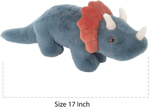 MON AMI Triceratops Dino Stuffed Animal, 17”, Soft & Cuddly Plush, Great Gifts for Kids of All Ages