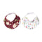 Copper Pearl Baby Bandana Drool Bibs, 2-Pack Fashion Bibs Gift Set for Girls “Scarlet”