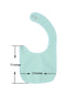 Maiwa Cotton Waterproof Baby Girls' Bibs with Buttons - 8 Pack for Teething, Drooling, and Eating