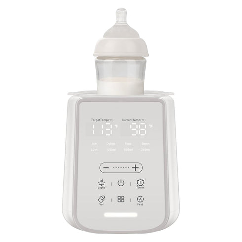 Baby Bottle Warmer for Breast Milk with Timer & Night Light, 11-in-1