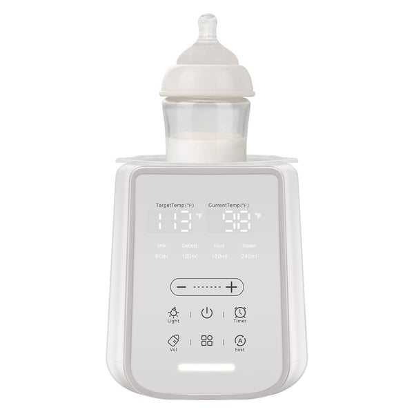 Baby Bottle Warmer for Breast Milk with Timer & Night Light, 11-in-1